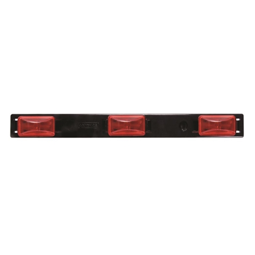 Red Sealed 3-Piece LED Identification Light Bar (3 Diode)