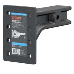 Adjustable Pintle Mount (2-1/2" Shank, 20,000 lbs., 10-3/4" Long, 7-1/4" High) - 48348