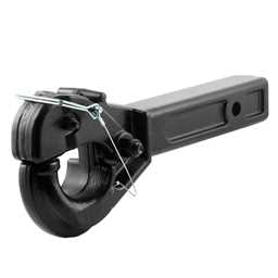 Receiver-Mount Pintle Hook (2" Shank, 10,000 lbs., 2-1/2" Lunette Rings) - 48005