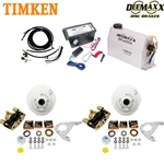 MAXX KIT Electric Over Hydraulic 3,500 lbs. Disc Brake Kit for One Axle with Gold Zinc Caliper and Timken® Bearings - DMK35IG1-TK