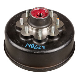 Lippert RV Brake Drum Hub Assembly for 8,000-lb. Axle - 8 on 6.5", 9/16" Stud