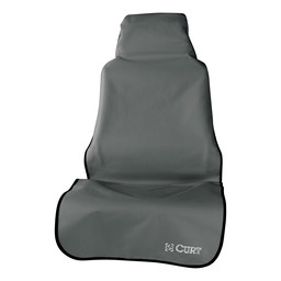 Curt Seat Defender 58" x 23" Removable Waterproof Grey Bucket Seat Cover - 18500