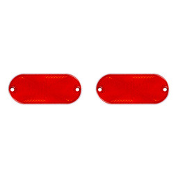 Curt Replacement 18113 Reflectors for Aluminum Cargo Carrier - 2-Pack - 19234