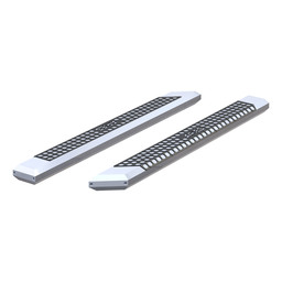 AdvantEDGE 5-1/2" x 75" Chrome Aluminum Side Bars (No Brackets)