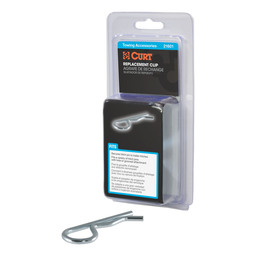 Hitch Clip (Fits 1/2" or 5/8" Pin, Zinc, Packaged) - 21601