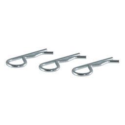 Hitch Clips (Fits 1/2" or 5/8" Pin, Zinc, 3-Pack) - 21602