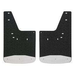 Rear 12" x 20" Rubber Mud Guards, Select Dodge, Ram 1500, 2500 (2 Flaps)