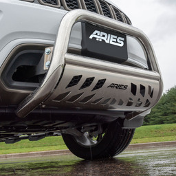 3" Polished Stainless Bull Bar, Select Ford F-250, F-350 Super Duty