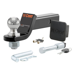 Curt Towing Starter Kit with 2" Ball (2" Shank, 7,500 lbs, 2" Drop) - 45534