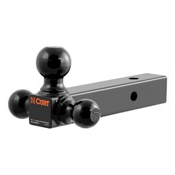 Multi-Ball Mount (2" Solid Shank, 1-7/8", 2" & 2-5/16" Black Balls)