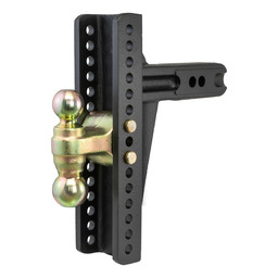 Adjustable Channel Mount, Dual Ball (2-1/2" Shank, 20,000 lbs., 10-3/8" Drop)