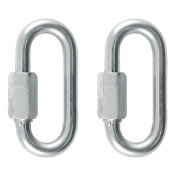 Curt 5/16" Quick Links (8,800 lbs. Breaking Strength, 2-Pack) - 82903