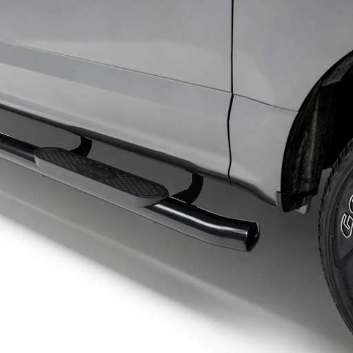 Aries 4" Black Steel Oval Side Bars, Select Toyota Tacoma XtraCab - S222029