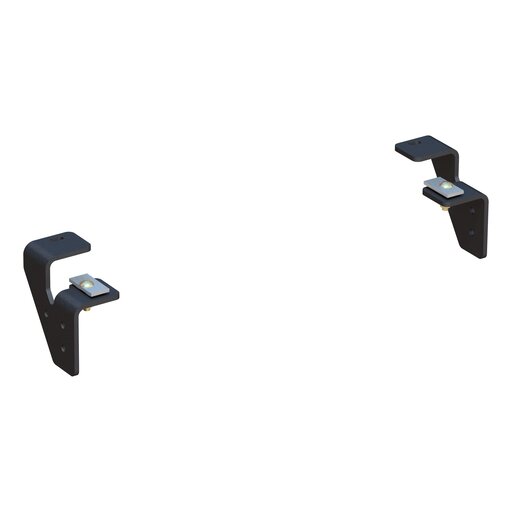 Curt Semi-Custom 5th Wheel Brackets, Select Dodge Ram 2500, 3500 (No Cab Chassis) - 16301