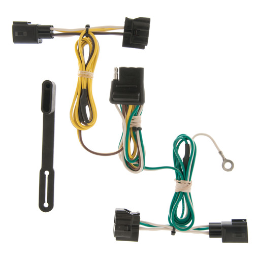 Curt Custom Wiring Harness, 4-Way Flat Output, Select Jeep Wrangler TJ - 55363