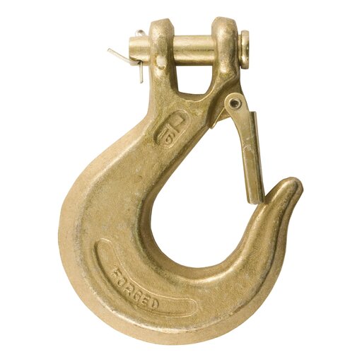 Curt 7/16" Safety Latch Clevis Hook (40,000 lbs, 7/16" Pin) - 81970